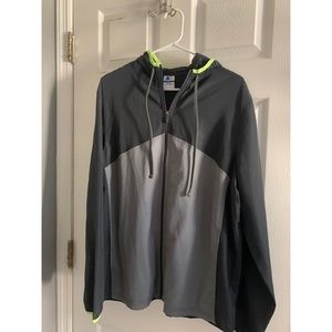 Grey Windbreaker